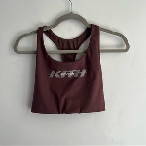 Kith Sport Purple Activewear Sports Bra Crop Top